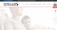 Desktop Screenshot of familylawnewhampshire.com